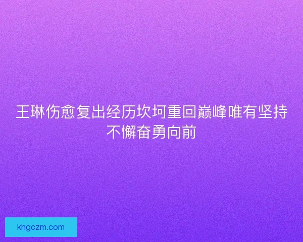 王琳伤愈复出经历坎坷重回巅峰唯有坚持不懈奋勇向前